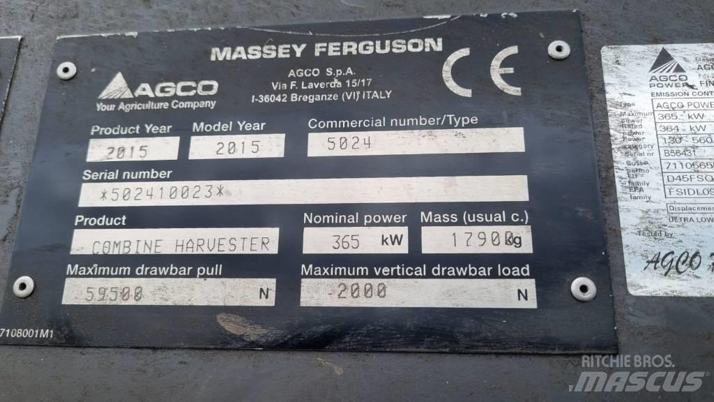 Massey Ferguson 9380 Ceifeiras debulhadoras