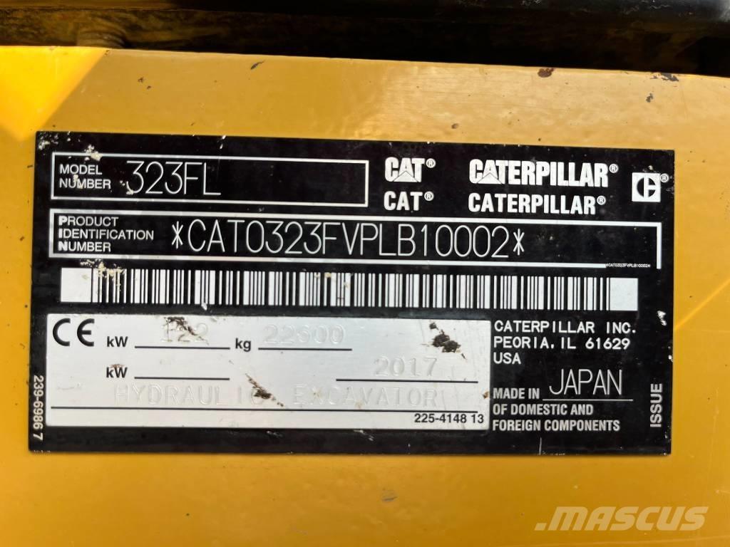 CAT 323 F L Escavadeiras de esteiras