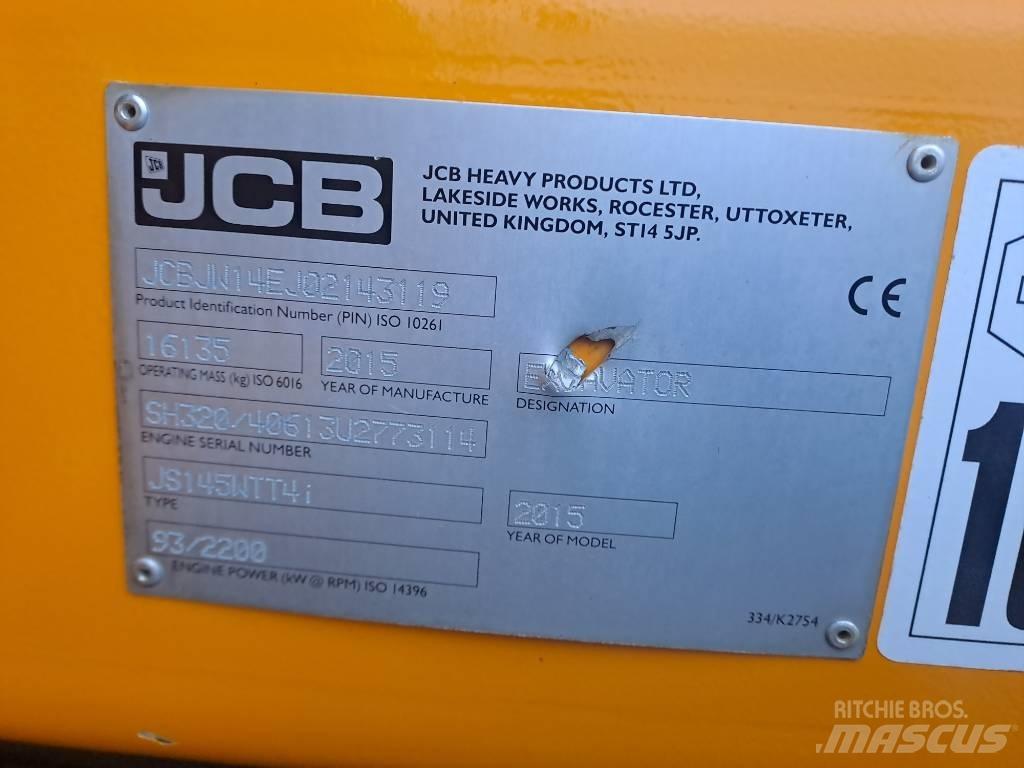 JCB JS145 W Escavadoras de rodas