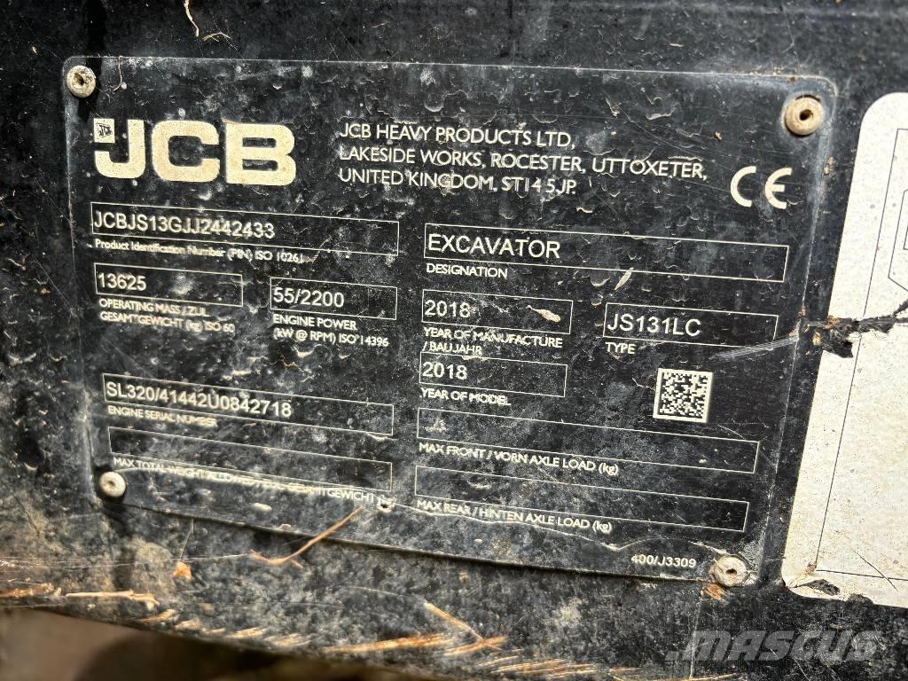 JCB JS 131 LC Escavadeiras de esteiras