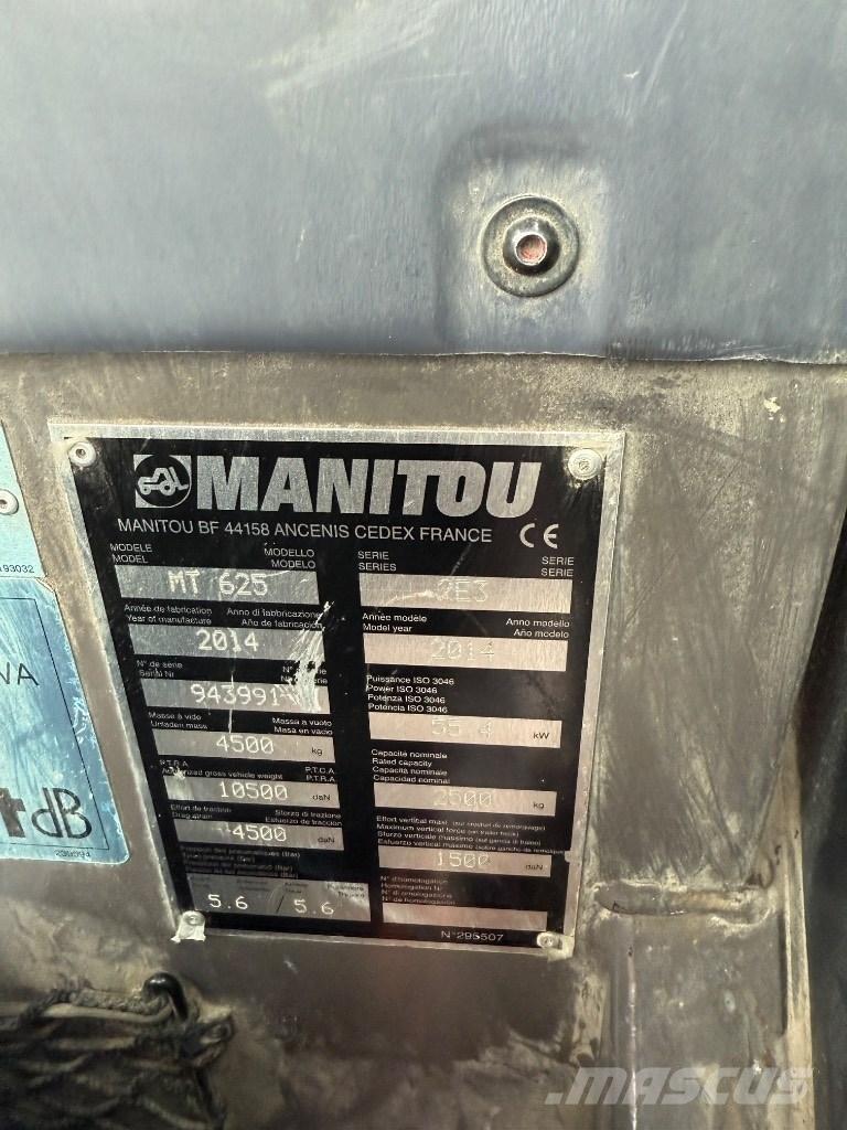 Manitou MT 625 2E3 Manipulador telescópico