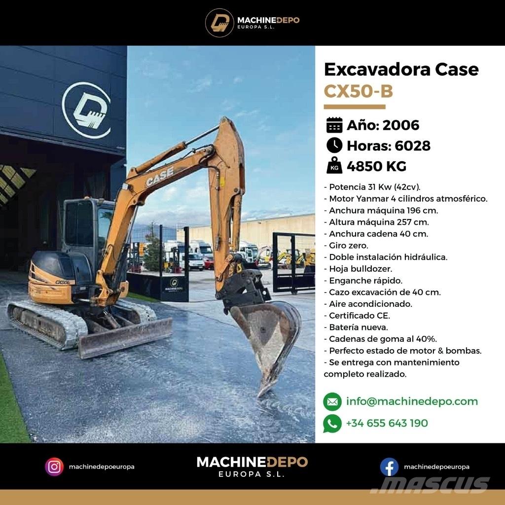 CASE CX 50 B Miniescavadeiras