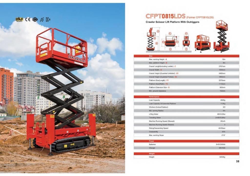 CFMG CFPT0815LDS Elevadores de tesoura