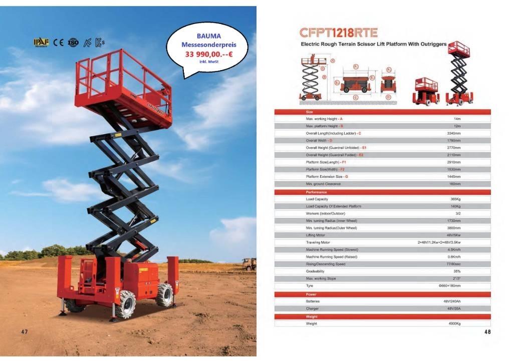 CFMG CFPT0815LDS Elevadores de tesoura