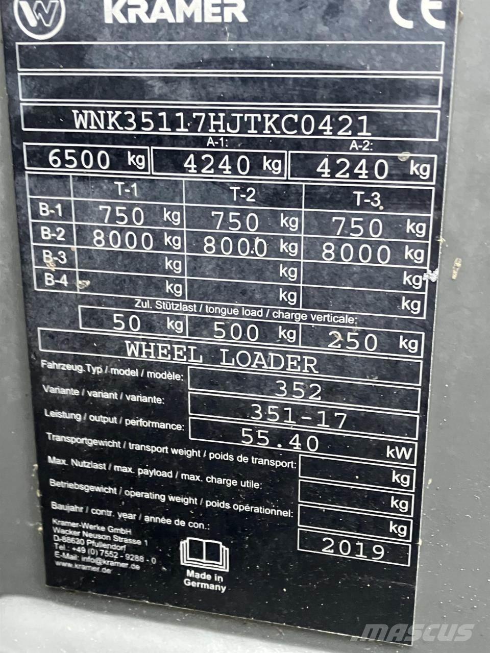 Kramer 8085T Telescópicas para Agricultura