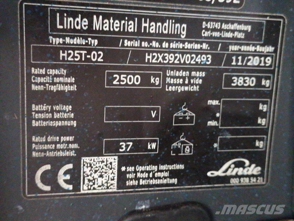Linde H25T-02 Empilhadores eléctricos