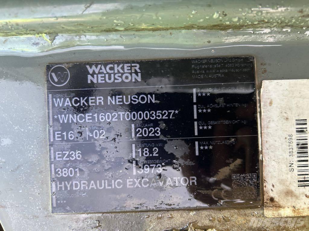 Wacker Neuson EZ36 Escavadeiras de esteiras
