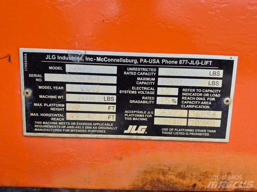 JLG 800 S Elevadores braços articulados