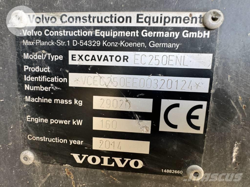 Volvo EC 250 E N L Escavadeiras de esteiras