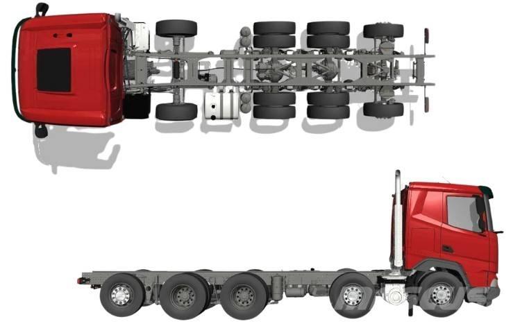 DAF XF 530 FAF 10x4 Camiões de chassis e cabine