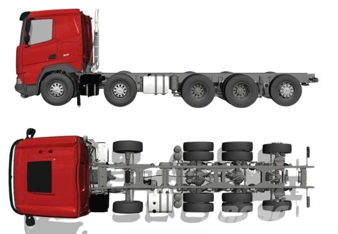 DAF XF 530 FAF 10x4 Camiões de chassis e cabine
