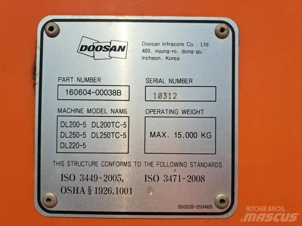 Doosan DL 220 Carregadeiras de rodas