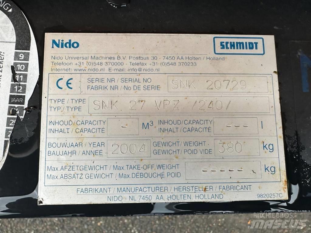 Nido SNK 27 VPZ 240 Lâminas de neve e arados