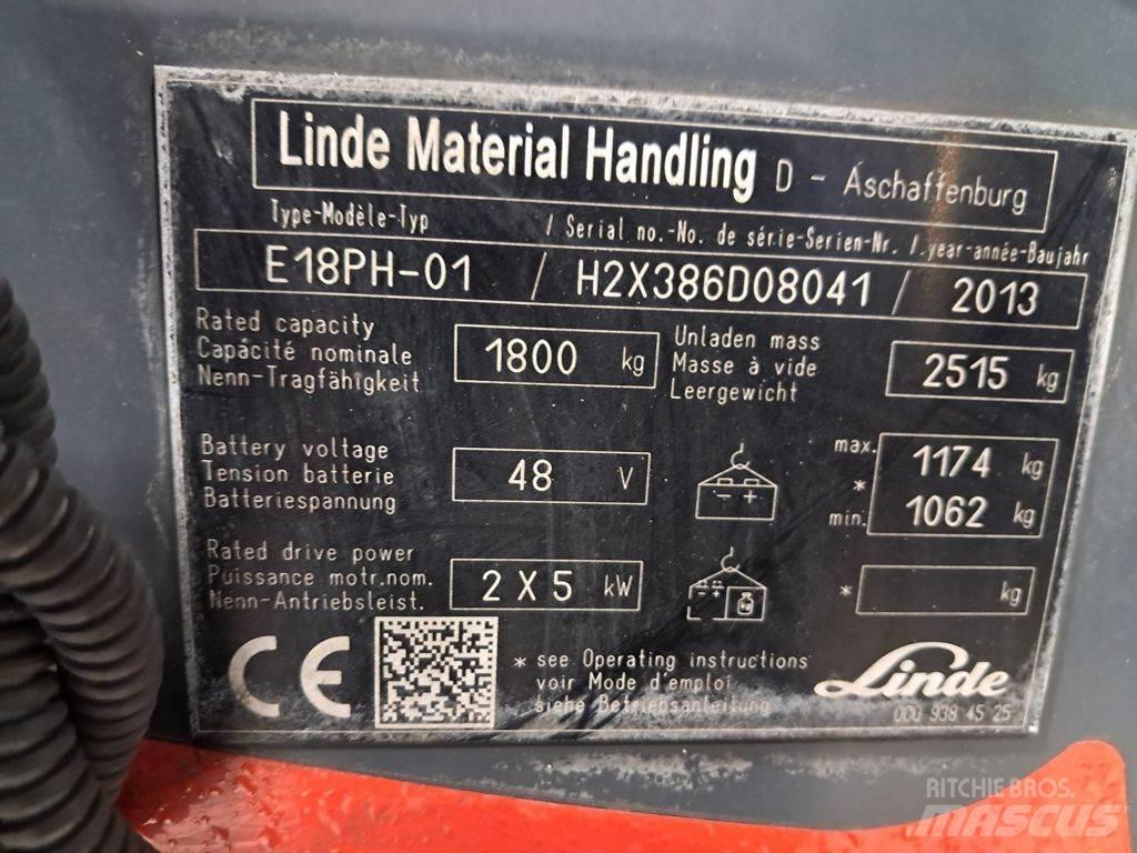 Linde E18PH Empilhadores eléctricos