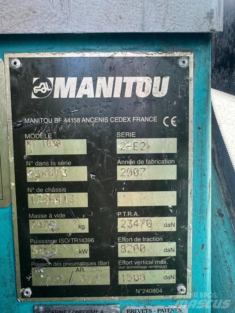 Manitou MT 1030 S Manipulador telescópico