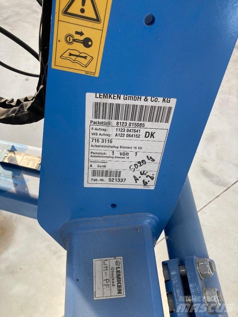 Lemken Diamant 16 Charruas reversíveis