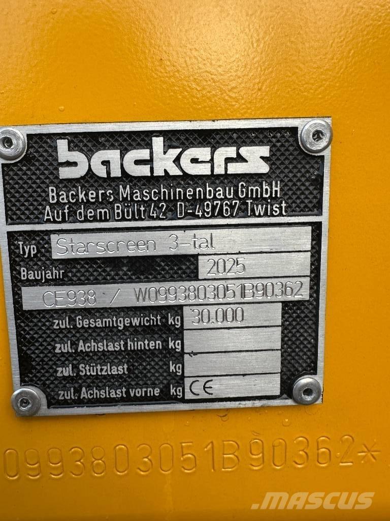 Backers 3-tal Crivos móveis