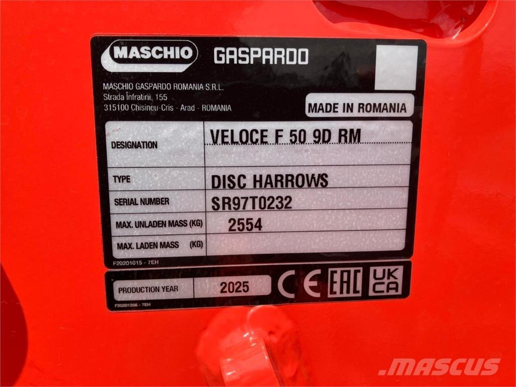 Maschio Veloce 500 Grade de discos
