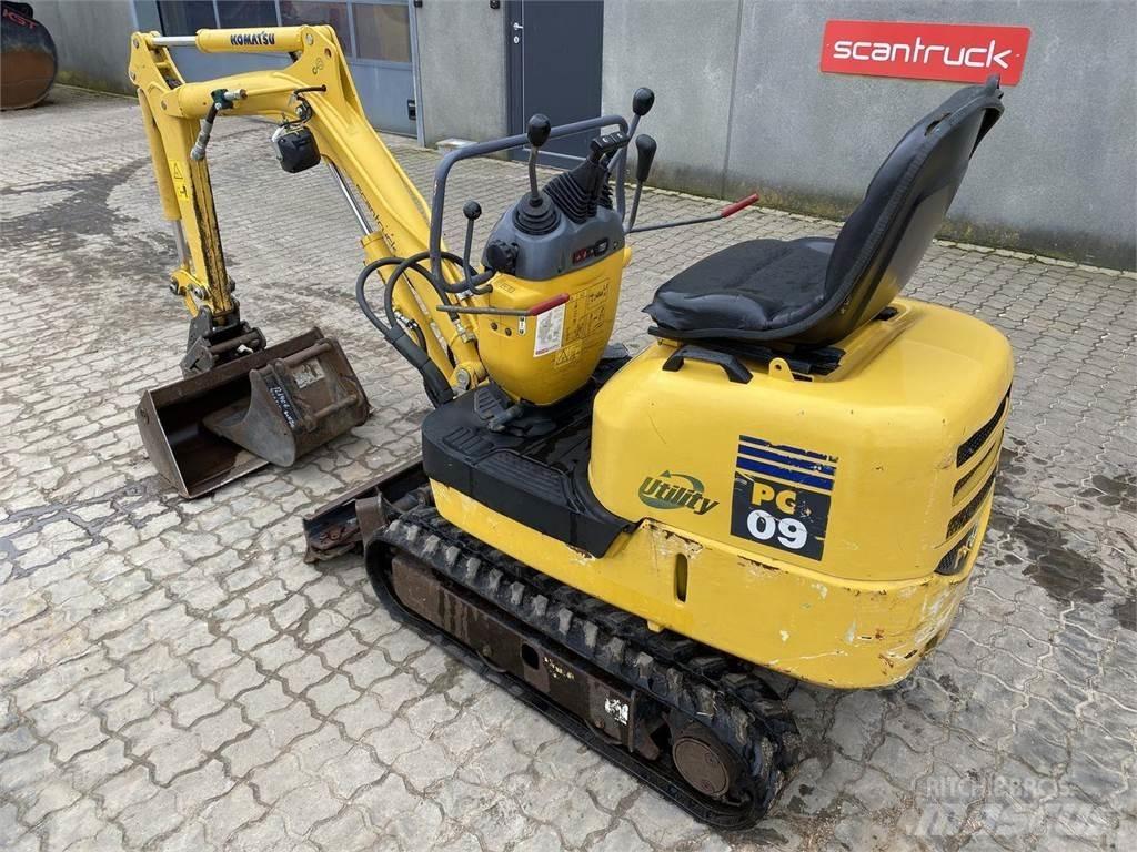 Komatsu PC09-1 Escavadoras de rodas