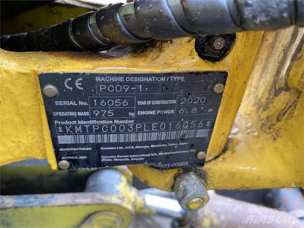 Komatsu PC09-1 Escavadoras de rodas