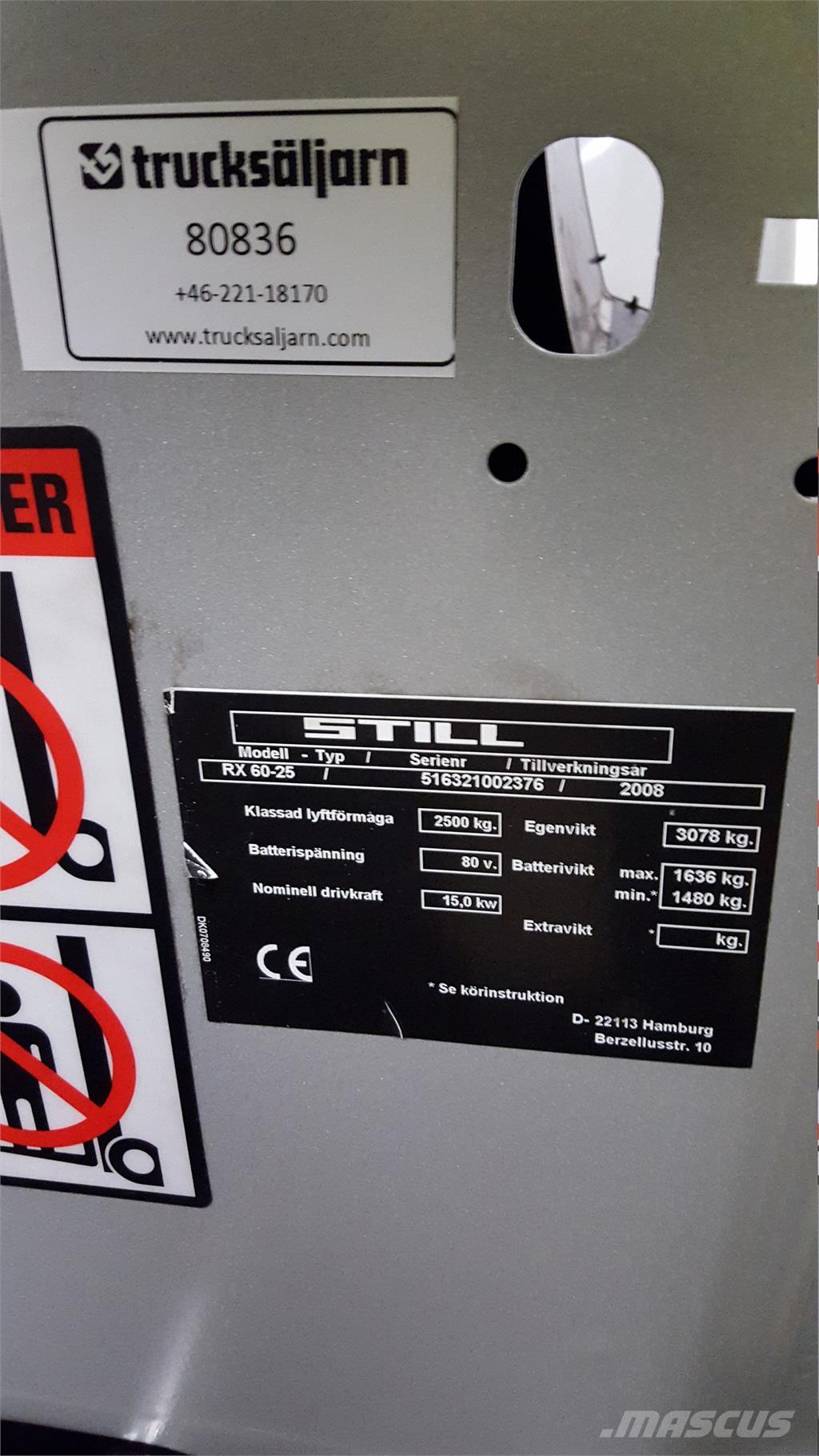 Still RX60-25 Empilhadores eléctricos