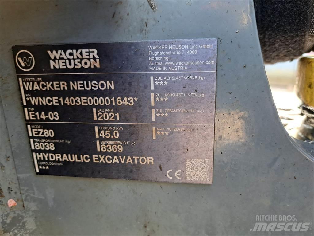 Wacker Neuson EZ80 Escavadeiras de esteiras