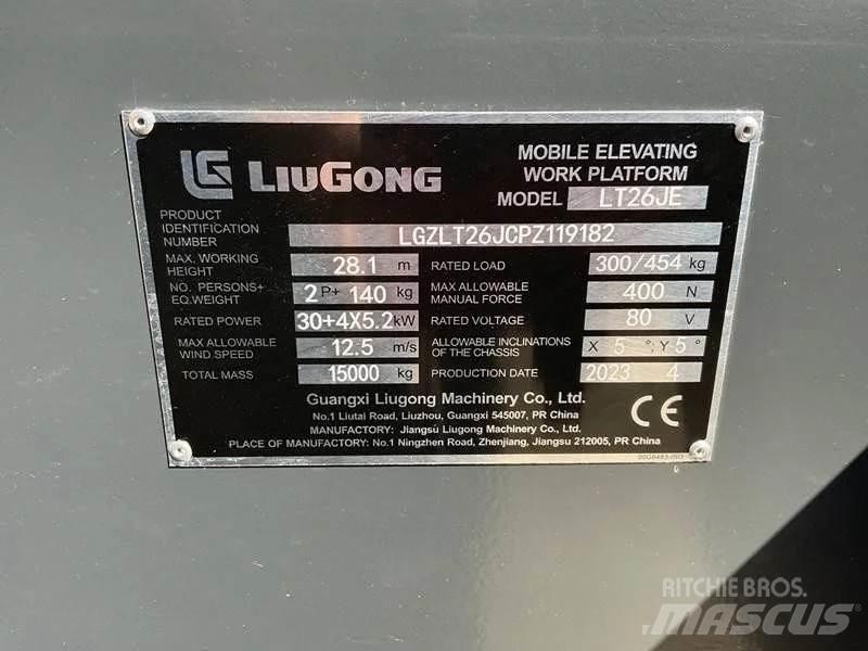 LiuGong LT26JE-li Elevadores braços articulados