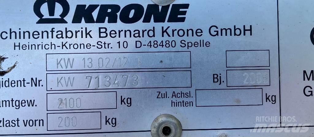 Krone KW 13.02/12 T Ancinho virador