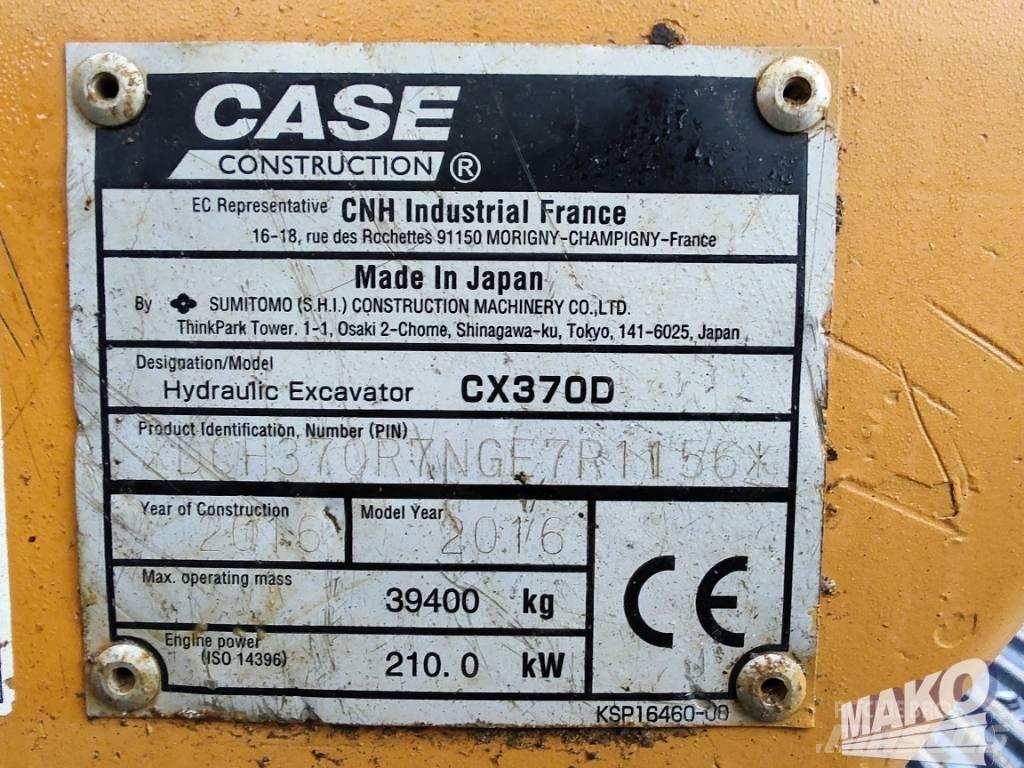 CASE CX 370 Escavadeiras de esteiras