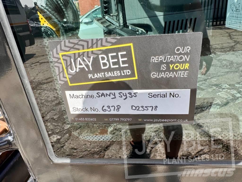 Sany SY 35 U Miniescavadeiras