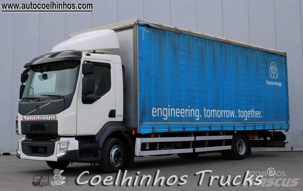 Volvo FL 210 Camiões caixa cortinas laterais
