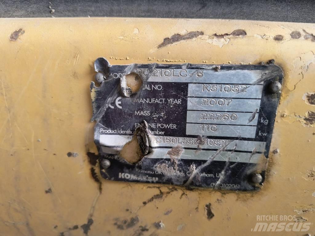 Komatsu 210 LC Escavadeiras de esteiras