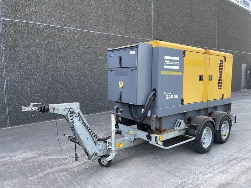 Atlas Copco QAS 80 Geradores Diesel