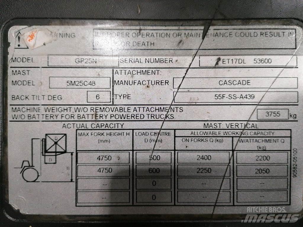 CAT GP25N Empilhadores a gás