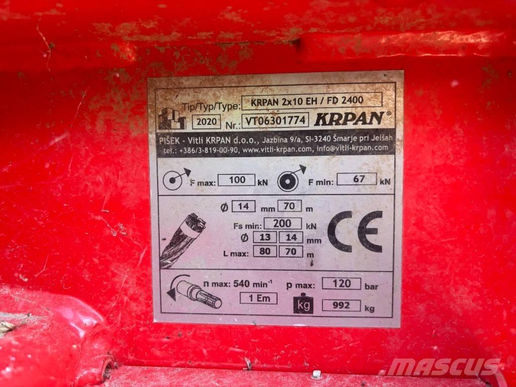 Krpan 2x10EH Ceifeiras debulhadoras