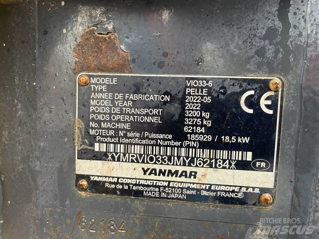 Yanmar Vio 33 U Miniescavadeiras