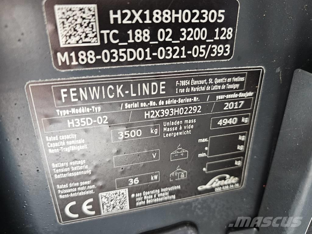 Linde H35D-02 Empilhadores Diesel