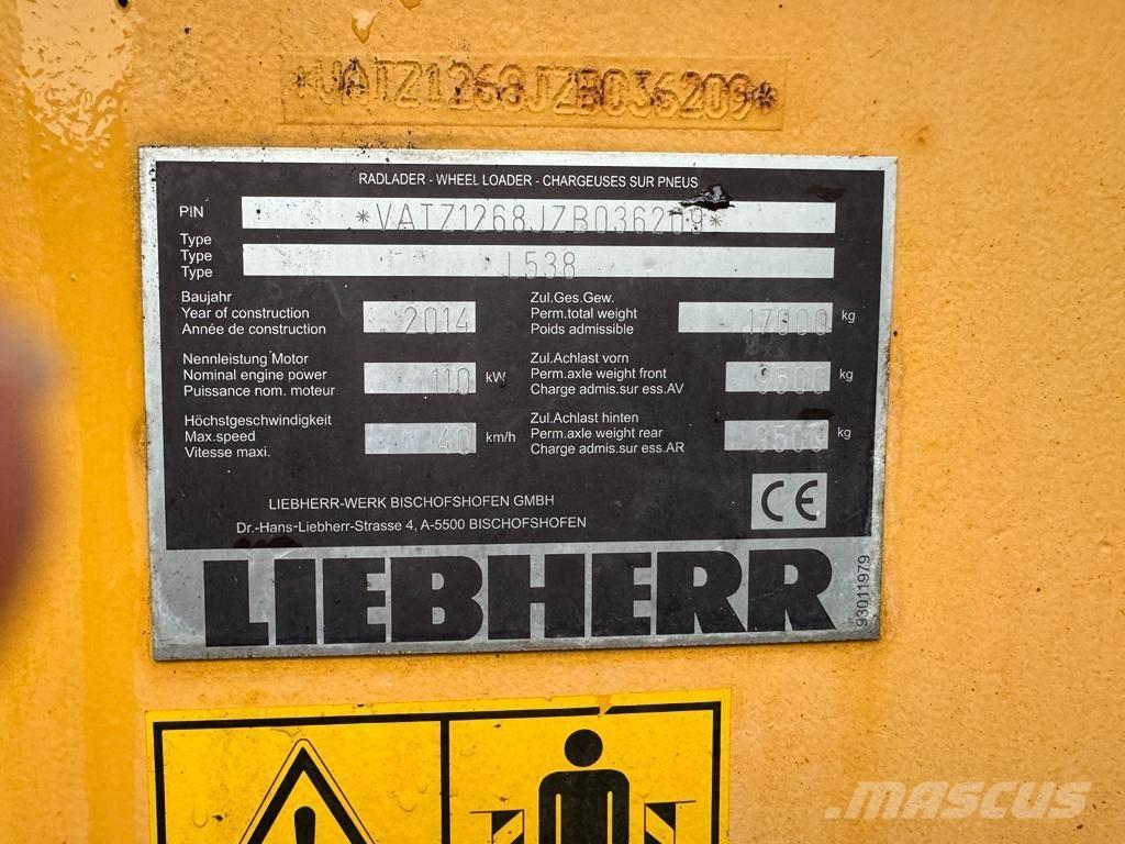 Liebherr L 538 Carregadeiras de rodas