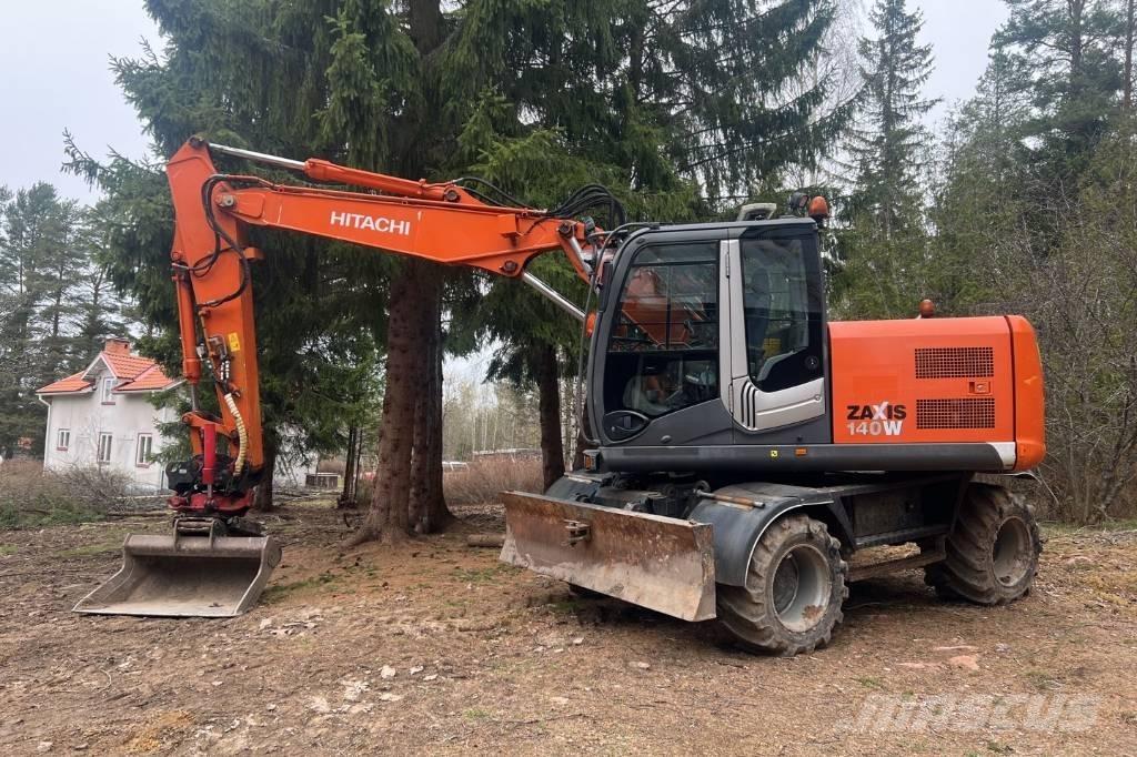 Hitachi ZX 140 W-3 Escavadoras de rodas