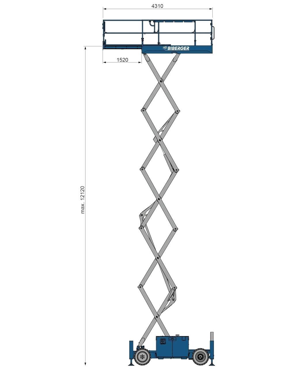 Genie GS 4069 BE Elevadores de tesoura
