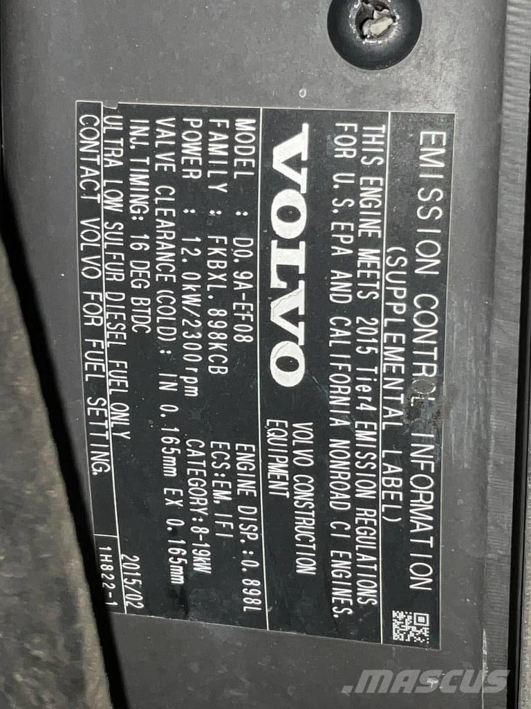 Volvo EC 15 D Miniescavadeiras