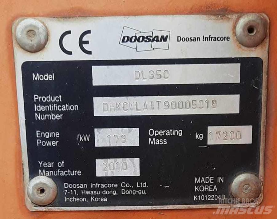 Doosan DL 350 Carregadeiras de rodas