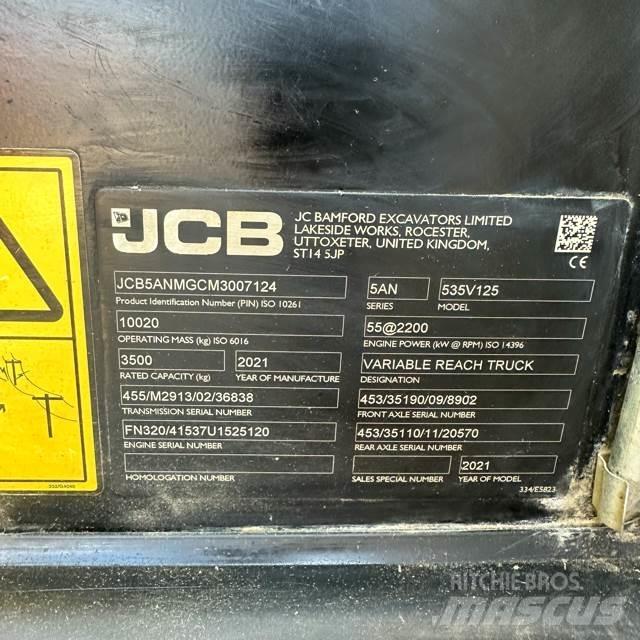 JCB 535V125 Manipulador telescópico
