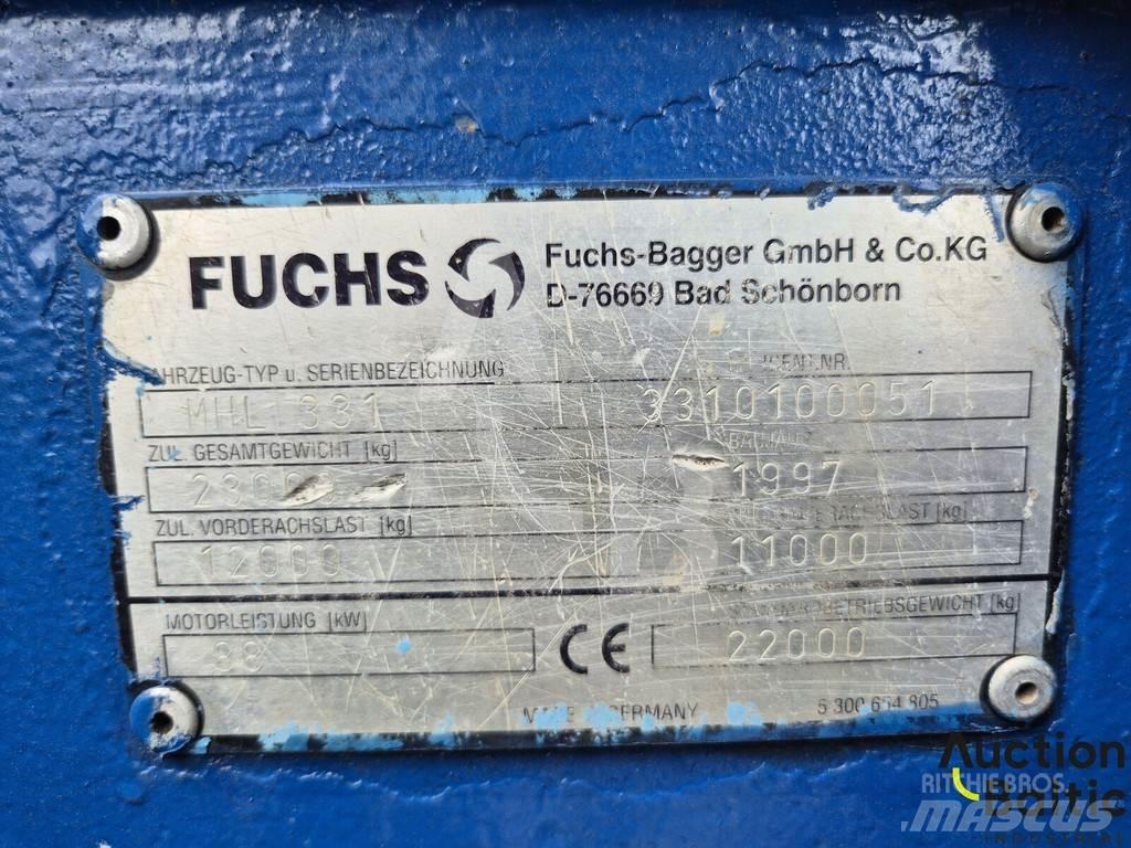 Fuchs MHL 331 Escavadoras de rodas