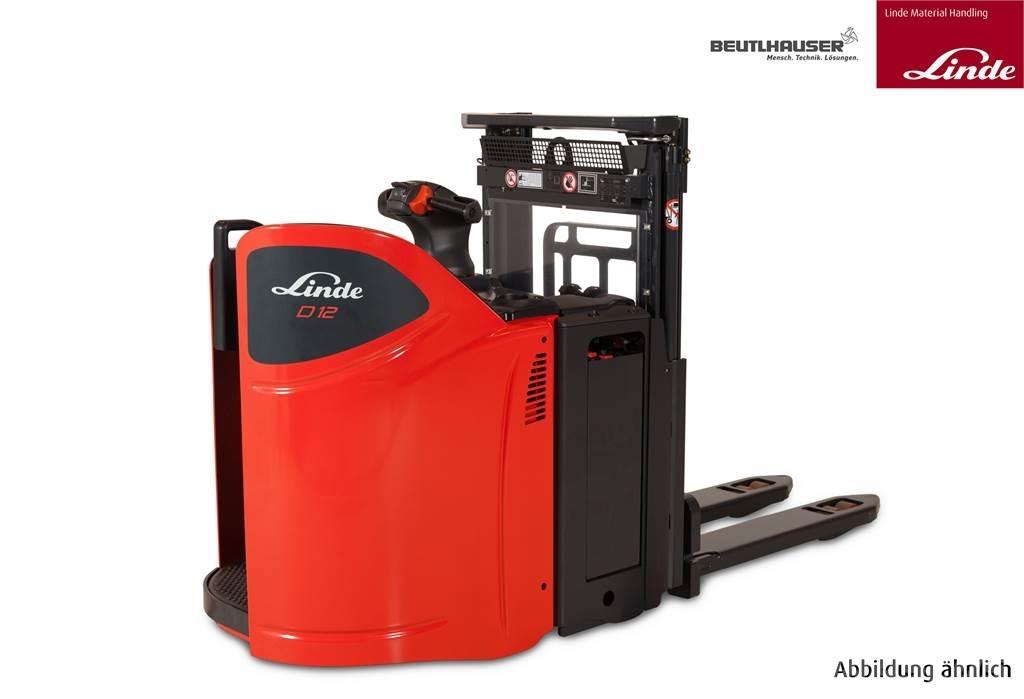 Linde D12SP Empilhador para operador externo