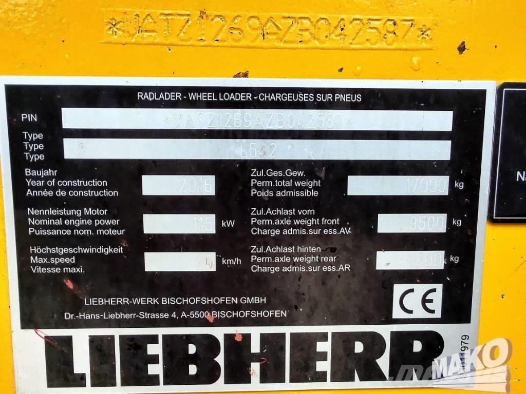 Liebherr L 542 Carregadeiras de rodas