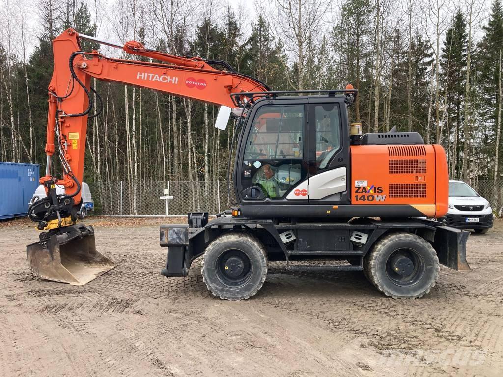 Hitachi ZX 140 W-5B Escavadoras de rodas