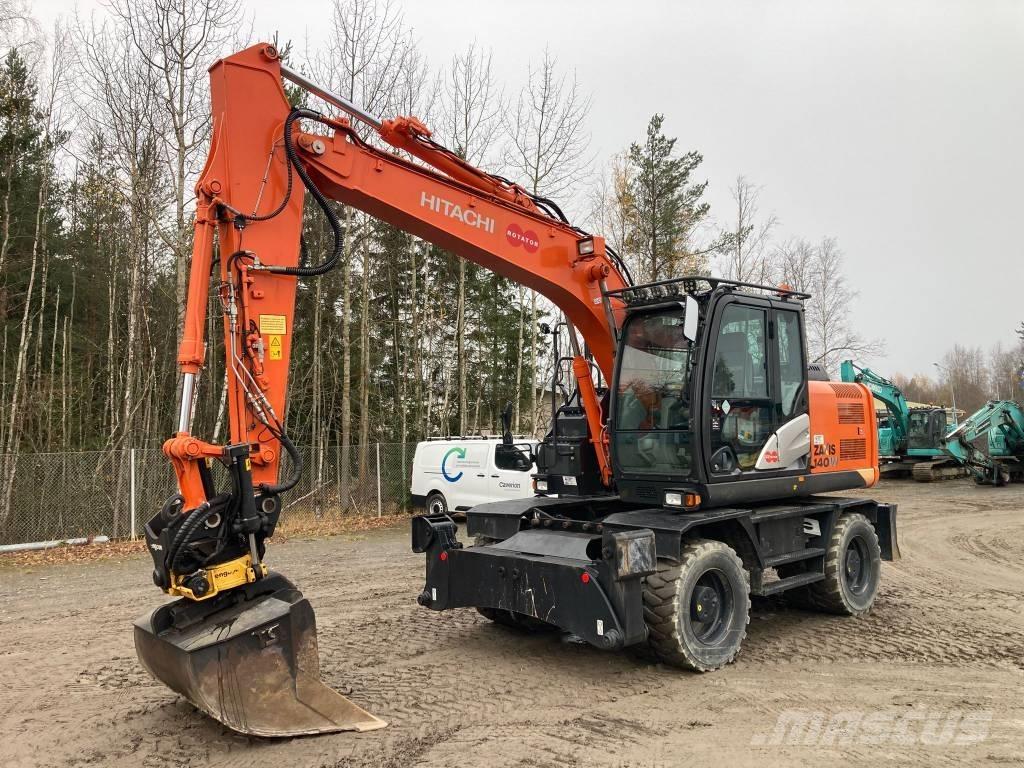 Hitachi ZX 140 W-5B Escavadoras de rodas