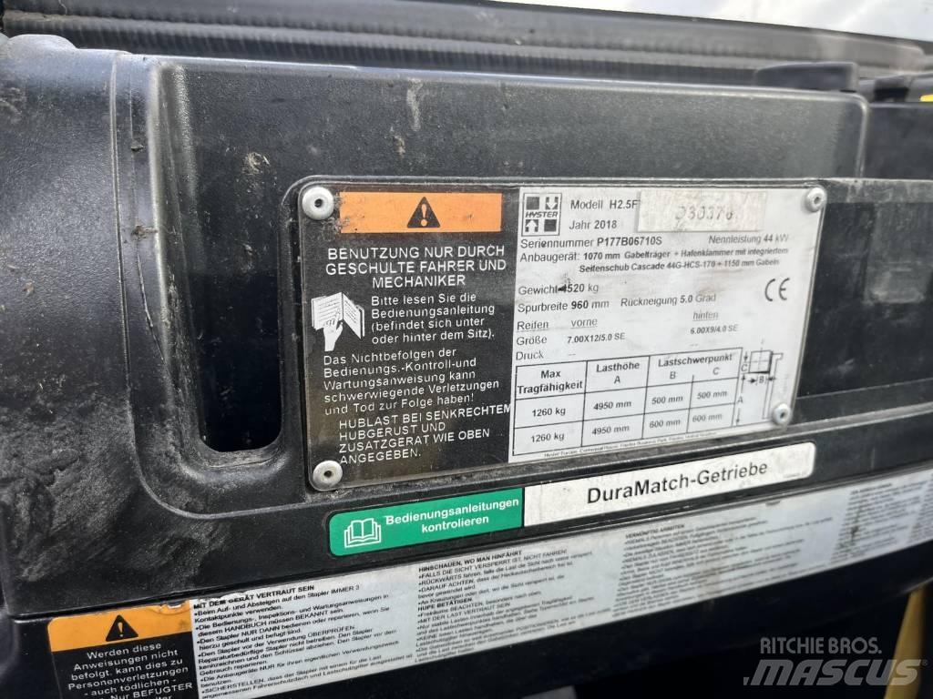 Hyster H2.5FT Empilhadores Diesel