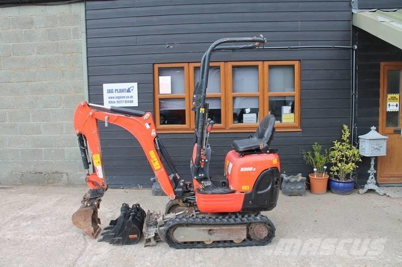 Kubota K 008-3 Miniescavadeiras